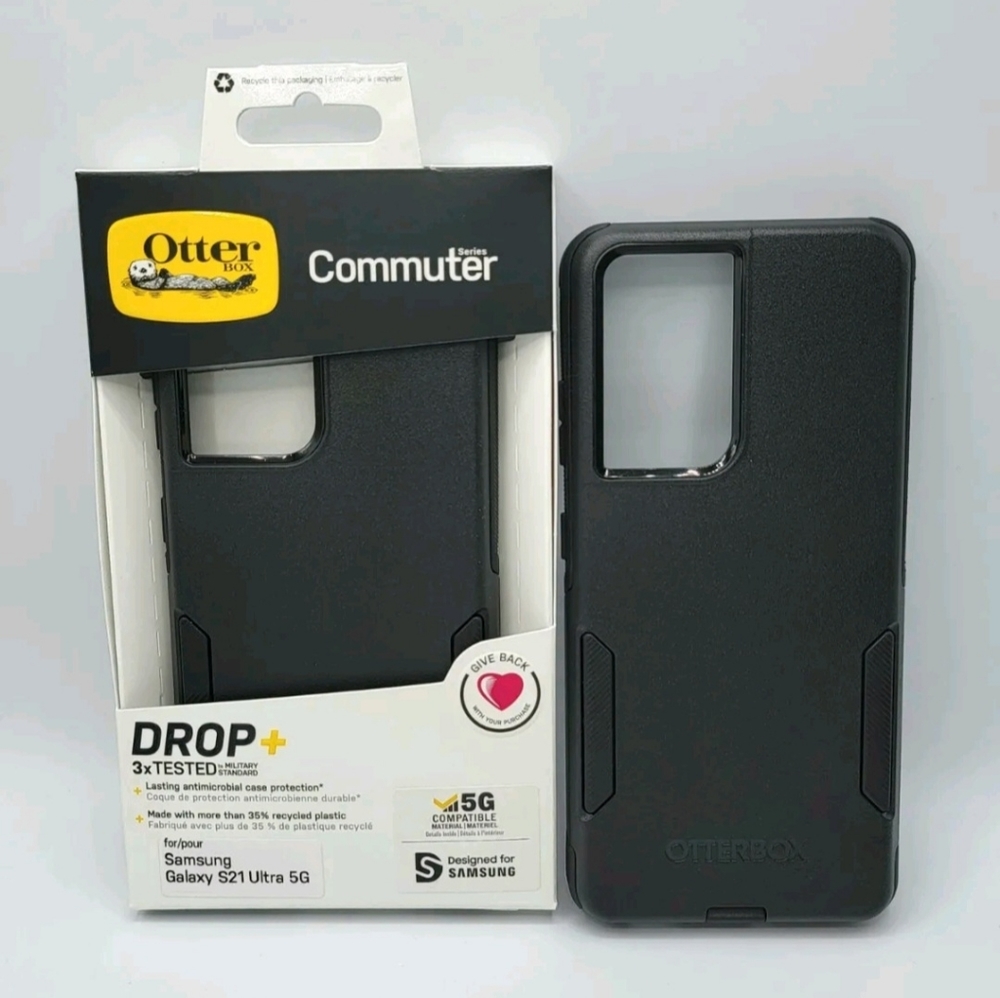 OtterBox Commuter Series Case for Samsung Galaxy S21 Ultra 5G - Black